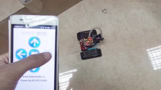 KS0071 KEYESTUDIO Mini Tank Robot Demonstration Video