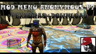 MOD MENU GTA5 BLES/BLUS/CEX/DEX UPDATE ANONYMOUS V7 +TEXTURAS + DOWNLOAD