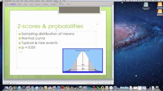 Z-scores, probabilities, t-Test