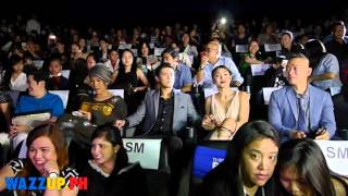Part 2 This Time Premiere Night James Reid Nadine Lustre JaDine-Before Movie at the Seats