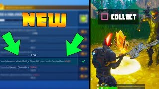 Fortnite 'Search Between A Metal Bridge, Three Billboards & A Crashed Bus' Week 6 Challenge Location