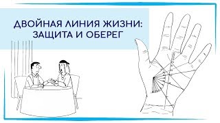 Двойная линия жизни: ЗАЩИТА И ОБЕРЕГ. ХИРОМАНТИЯ