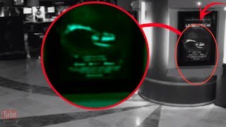 Un fantasma real fue captado en cámara  EN UN CENTRO COMERCIAL