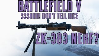 ZK-383 Post Patch Comparison & Gamplay - Battlefield V