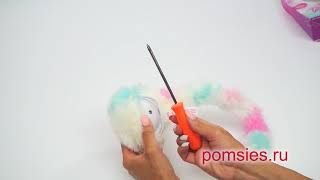 Как поменять батарейку Pomsies / котенка Помсиc