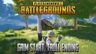 PUBG Xbox One Gameplay - Grim Start, Troll Ending - PlayerUnknown's Battlegrounds - TPP - Sanhok