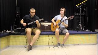 Nikita Boldyrev and his student Aleksandr Lazarev play Blue Bossa