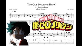 [Tabs] You Can Become a Hero! - My Hero Academia Ost (fingerstyle guitar)