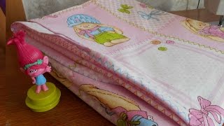 Как сшить пододеяльник 1,5 спальный Обработка отверстия