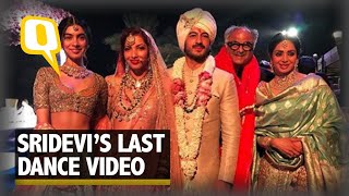 Watch: Sridevi’s Last Video From Nephew Mohit Marwah’s Wedding