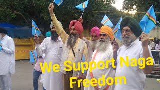 #Naga Freedom . Everyone support our cause. #Speech from Human rights Activities. #Rally in Delhi19