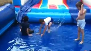 Şişme Oyun Parkı Şişme Sulu Kaydırak | OYUNSAN