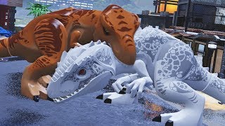 TYRANNOSAURUS REX Vs INDOMINUS REX - LEGO Jurassic World