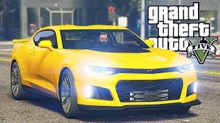 GTA V : FUGA DE CHEVROLET CAMARO ZL1 : GTA 5 MODS