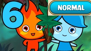 LuckyBoy And PrettyGirl 2 Level 6 Easy Android Walkthrough Forest Temple Maze Fireboy & Watergirl