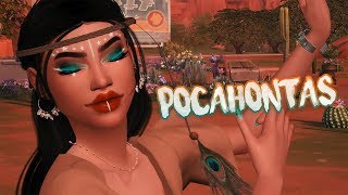 The Sims 4: Create a Sim | POCAHONTAS + FULL CC LIST & SIM DOWNLOAD