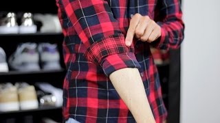 Las mejores formas de doblar las mangas de tu camisa