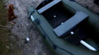 Лодка Омега 270 сборка с килем, рыбалка втроём