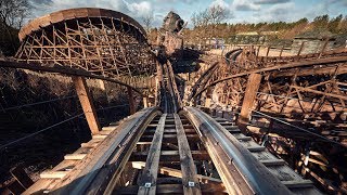 Wicker Man Wooden Coaster (Preview and Time-lapse) - Alton Towers Resort