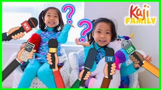 Interview 5 year old twins Emma and Kate Q &A