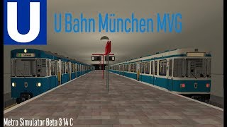 Metro Simulator Beta 3 14 C Simvliet 2020   U Bahn München MVG Type A