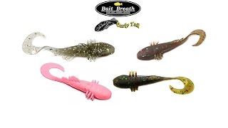 Съедобная резина Bait Breath BeTanCo Curly Tail. Отводной поводок и джиг. Underwater