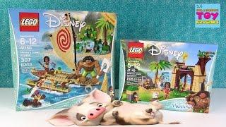 Lego Moana Building Sets Unboxing Ocean Voyage Island Adventure Toy | PSToyReviews