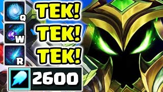 TEK TEK TEKK!! ÜFLESE TEK ATAN 2600 AP'LİK REKOR VEİGAR!! | Barış Can
