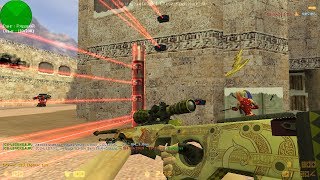 ПУШКИ-ЛАЗЕРЫ | VIP+ADMIN+BOSS+ПАУТИНКА | CS 1.6 CSDM сервер №725