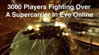 Eve Online - Flight Of A Thousand Rifters III - 3000 Players In Huge Fight