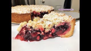 ДОМАШНИЙ ПИРОГ с замороженными или свежими ягодами  вкуснее любого Торта. Нереально вкусный!