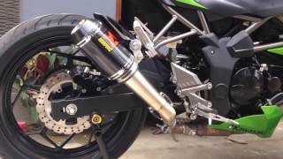 Kawasaki Z250SL Menggunakan Knalpot Akrapovic