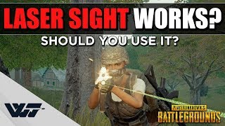 GUIDE: Should you use the LASER SIGHT? Test/analysis - PUBG