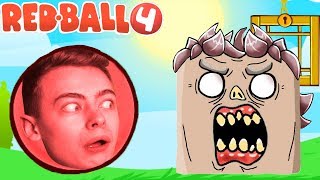 КРАСНЫЙ ШАРИК ПРОТИВ КВАДРАТА ГРЕННИ СОФИЯ И ДИМА ИГРАЮТ RED BALL 4
