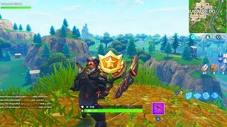 "Follow the treasure map found in Pleasant Park" Location Fortnite Week 7 Challenges!