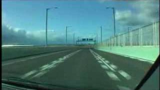 関西国際空港連絡橋 りんくうJCT→展望ホール駐車場 2008/02/24撮影