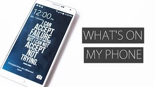 WHAT'S ON MY PHONE