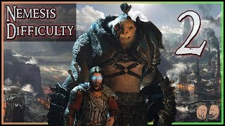 SHADOW OF WAR | Nemesis Difficulty (Hard Mode) | Full Story Playthrough - Part 2