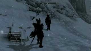 Skyrim - "Эбонитовый воин" 65 уровень против 81