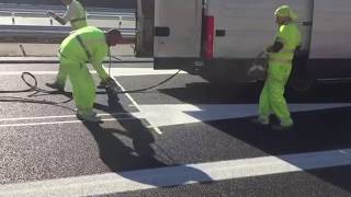 Señalización con doble componente 1:1 en autovía A60 Castilla y León