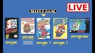 Live Super Mario All-Stars Speedrun - All Games Speedruns [Full Run + Big PB!]