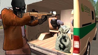 MTA SA Ограбления инкассатора!!! #1