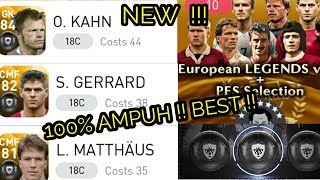 NEW !! EUROPEAN  LEGENDS VOL.1 + Pes Selection !! TRICK BLACKBALL || 100% EASY ??!!