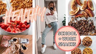 HEALTHY SNACK IDEAS | School, Work, Travel & Meal Prep | GF, DF