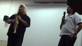 Eric Miyashiro demonstrating Louis Armstrong vibrato