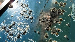 Это казалось невозможно! Ремонтируем сгоревшую видеокарту.