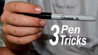 3 Amazing Pen Magic Tricks - Vanish, Jump & Change Tutorial
