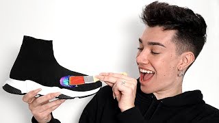 Surprising James Charles With $10,000 Custom Sneaker!! ?(SATISFYING)