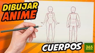 COMO DIBUJAR ANIME FACIL - Como dibujar cuerpo completo - cuerpo femenino y masculino