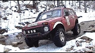 Russian 4X4 SUV NIVA, made in Soviet Union - Extreme off road, my crazy Russian friends